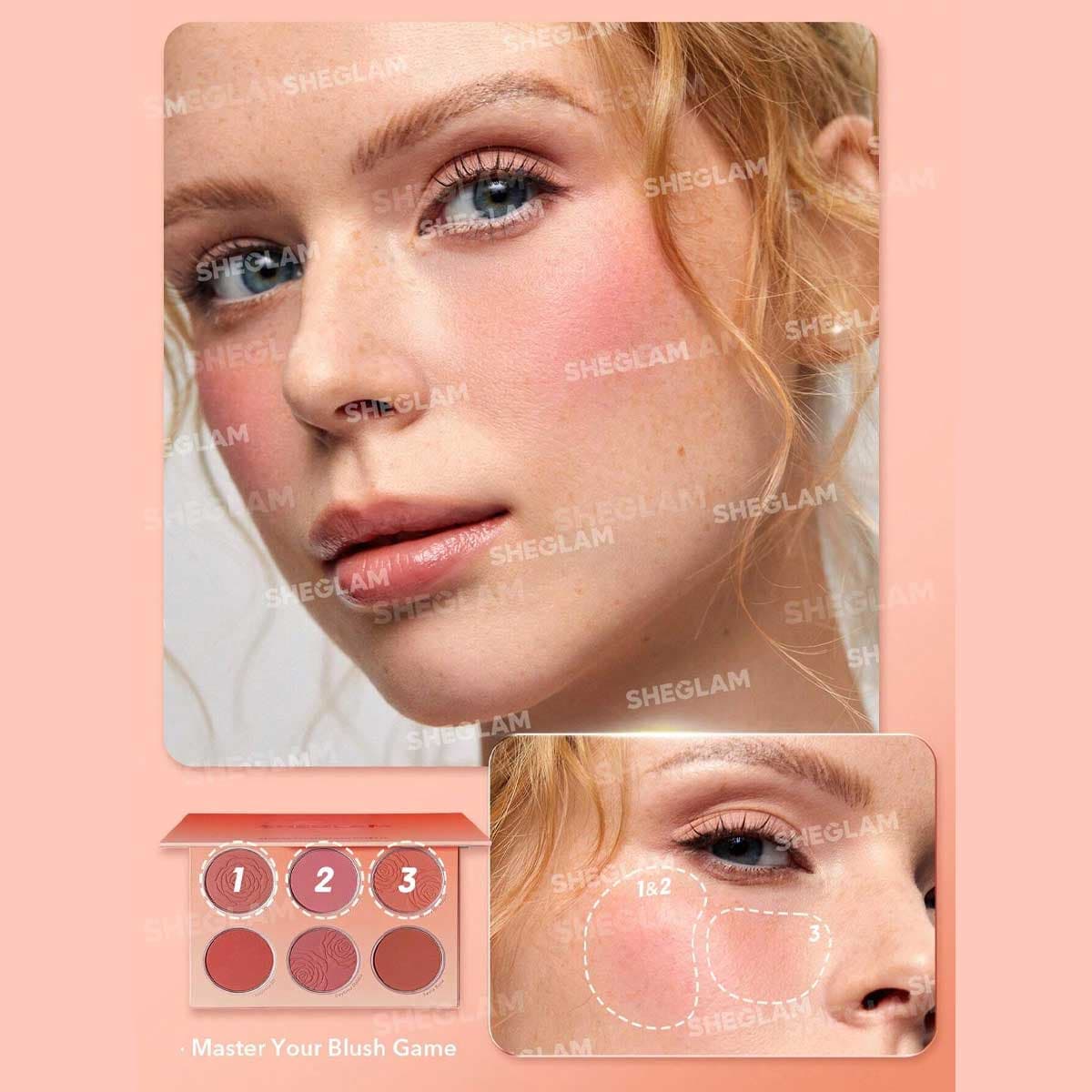 Sheglam Floral Flush Blush Palette (Cottage Core Garden)