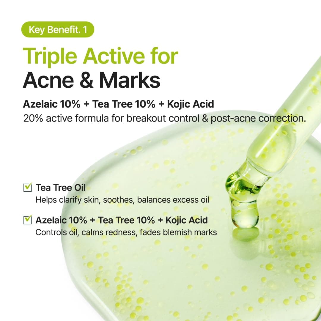 Purito Azelaic Acid 10 Kojic Tea Tree Serum