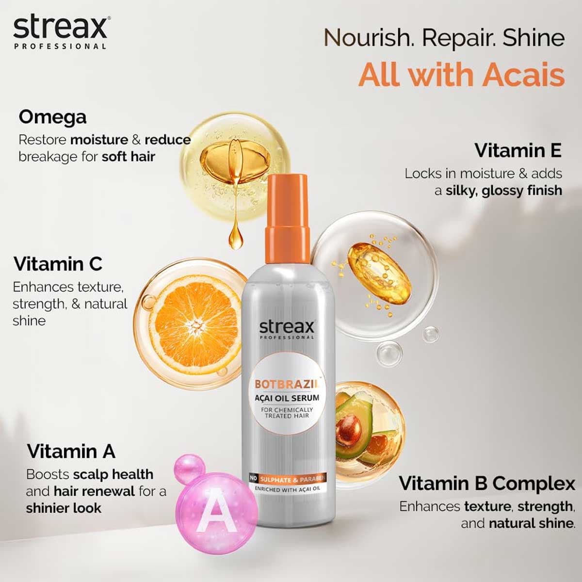 Streax Botbrazil Acai Oil Serum