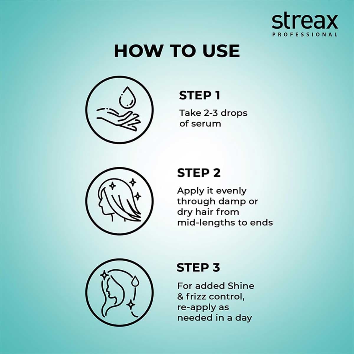 Streax Pro Vita Gloss Hair Serum (Indian Variant)