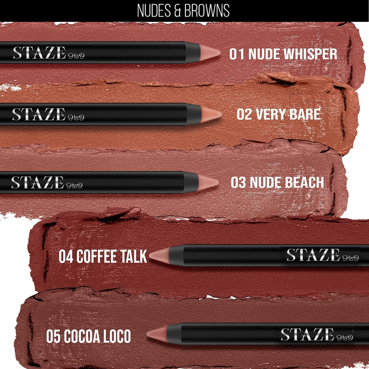 Staze 9to9 Pout On Lip Crayon