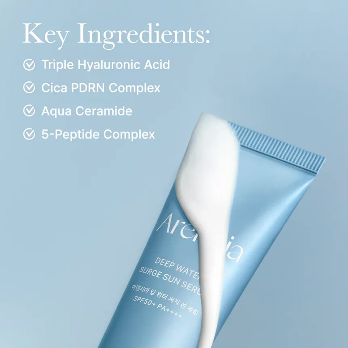 Arencia Deep Water Surge Sun Serum SPF50+ PA++++