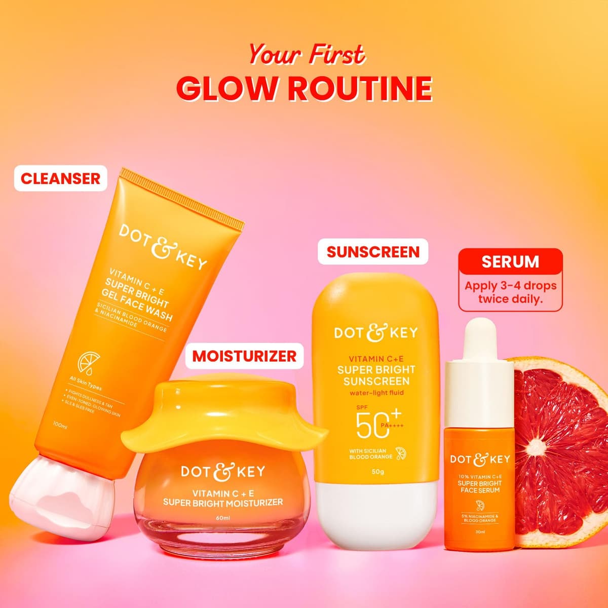 Dot & Key 10% Vitamin C+E Super Bright Face Serum