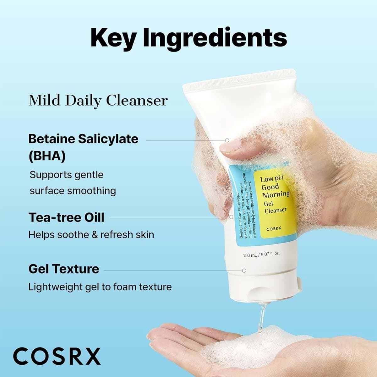Cosrx Low pH Good Morning Gel Cleanser