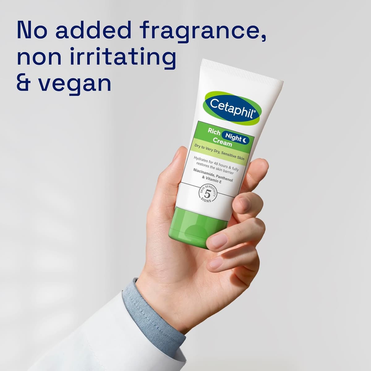 Cetaphil Rich Night Cream for Dry to Very Dry, Sensitive Skin