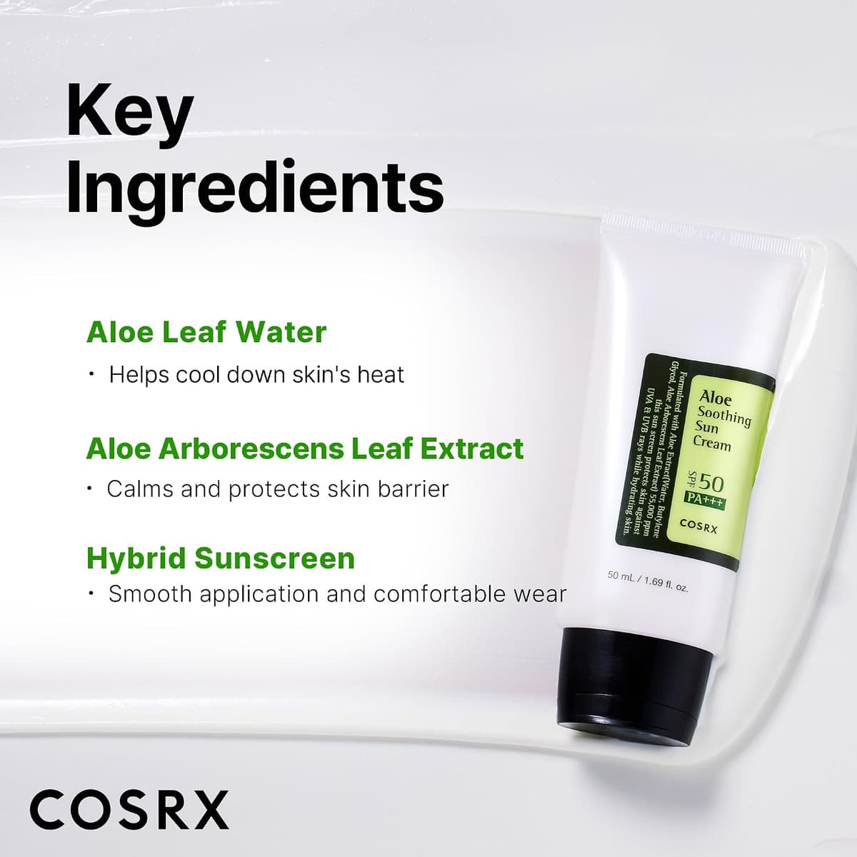 Cosrx Aloe Soothing Sun Cream SPF50+/ PA+++