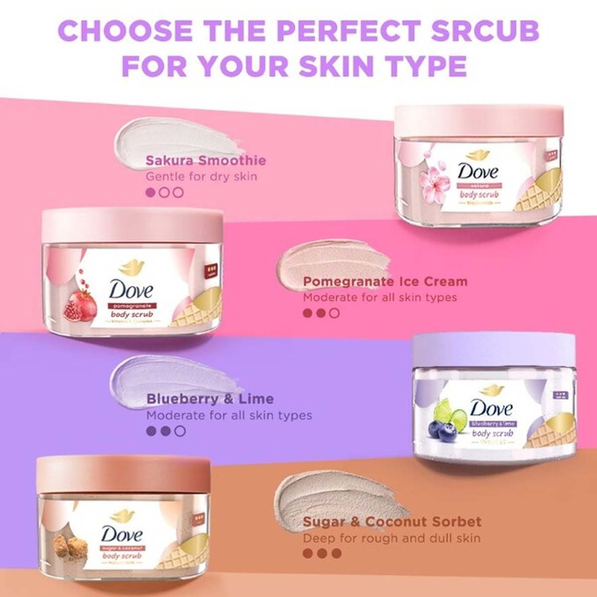 Dove Lime Berry Body Scrub