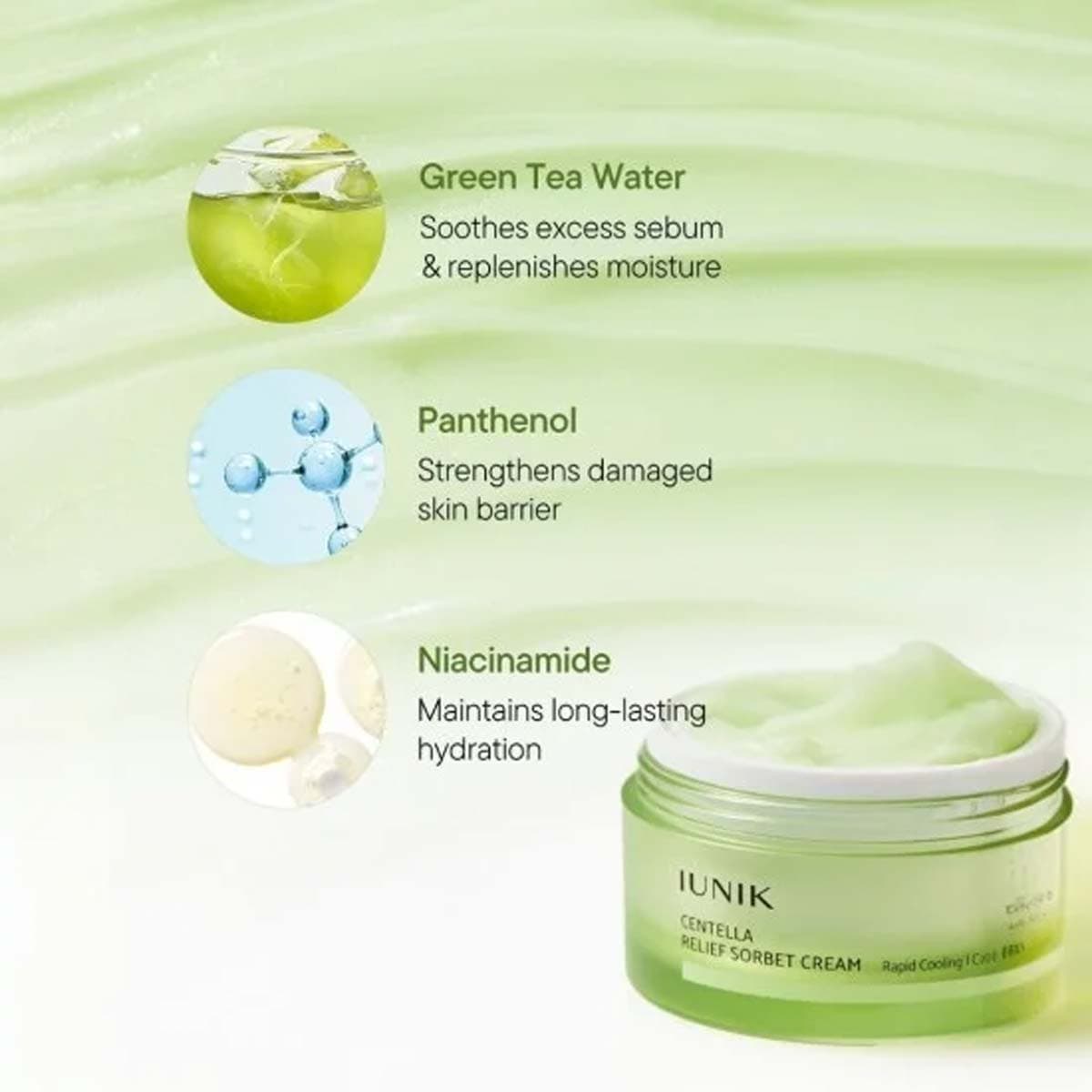 iUNIK Centella Relief Sorbet Cream
