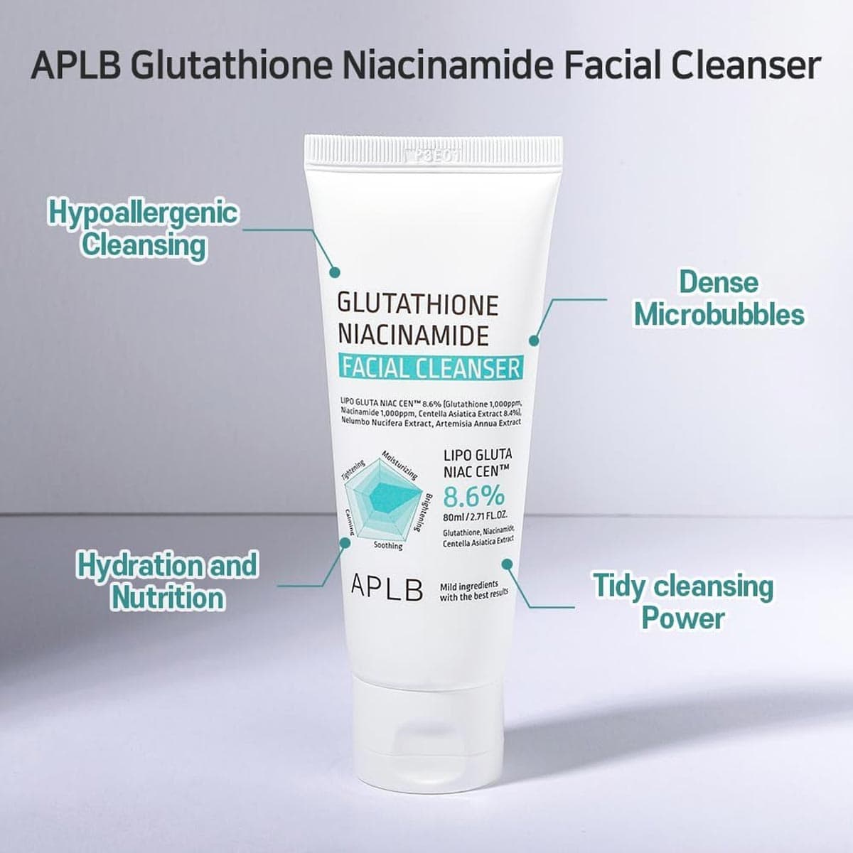 APLB Glutathione Niacinamide Facial Cleanser