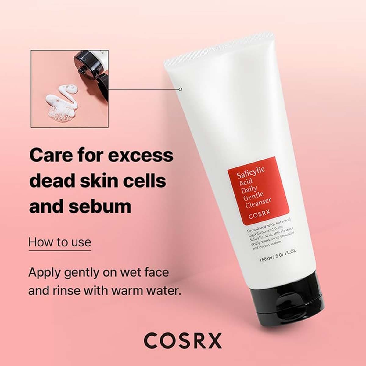 Cosrx Salicylic Acid Daily Gentle Cleanser
