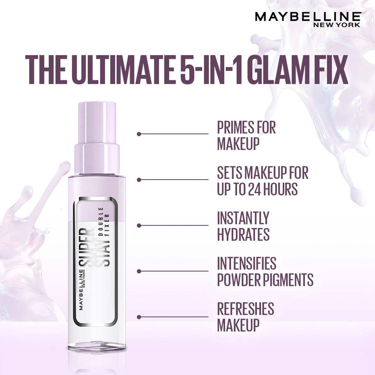 Maybelline Superstay Double Fixer Setting Spray
