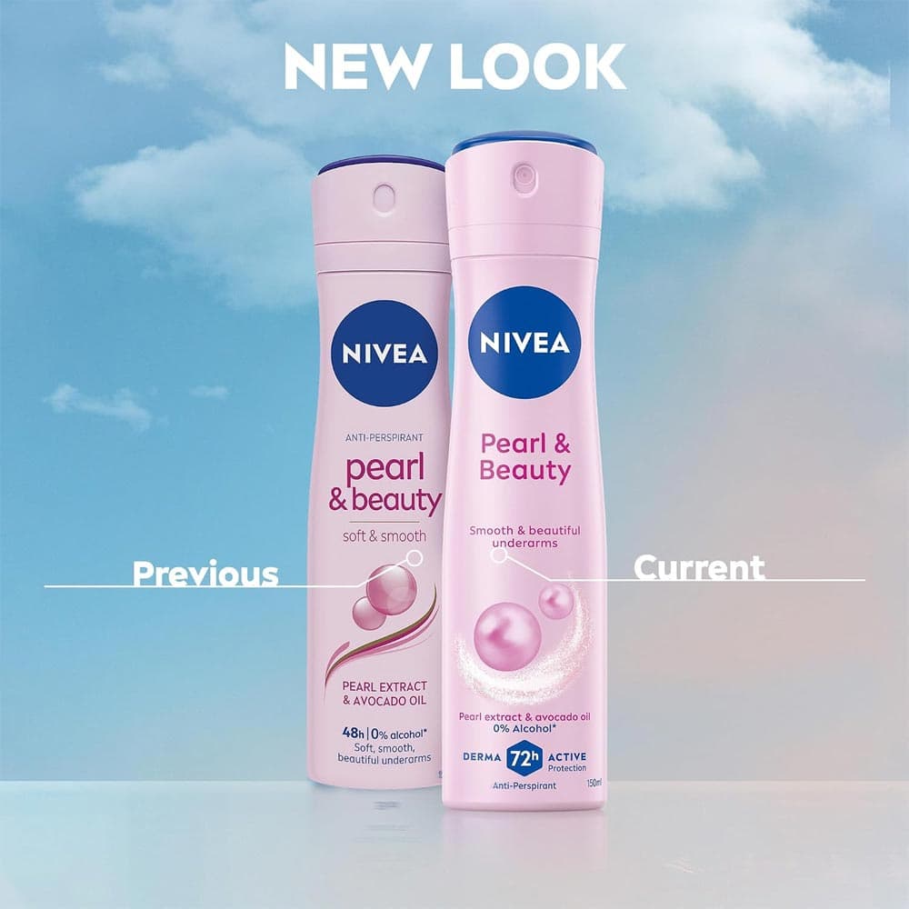 Nivea Pearl & Beauty Smooth & beautiful Underarms 72h Anti-Perspirant Spray