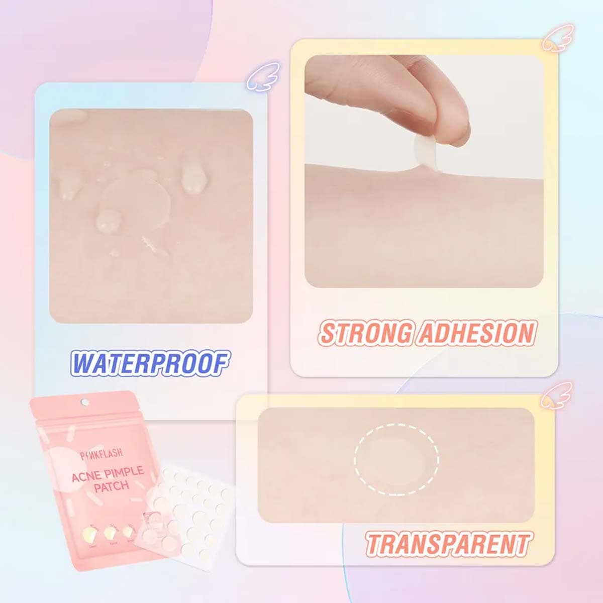 PF-SC58-01 Pink Flash Acne Pimple Day Patch