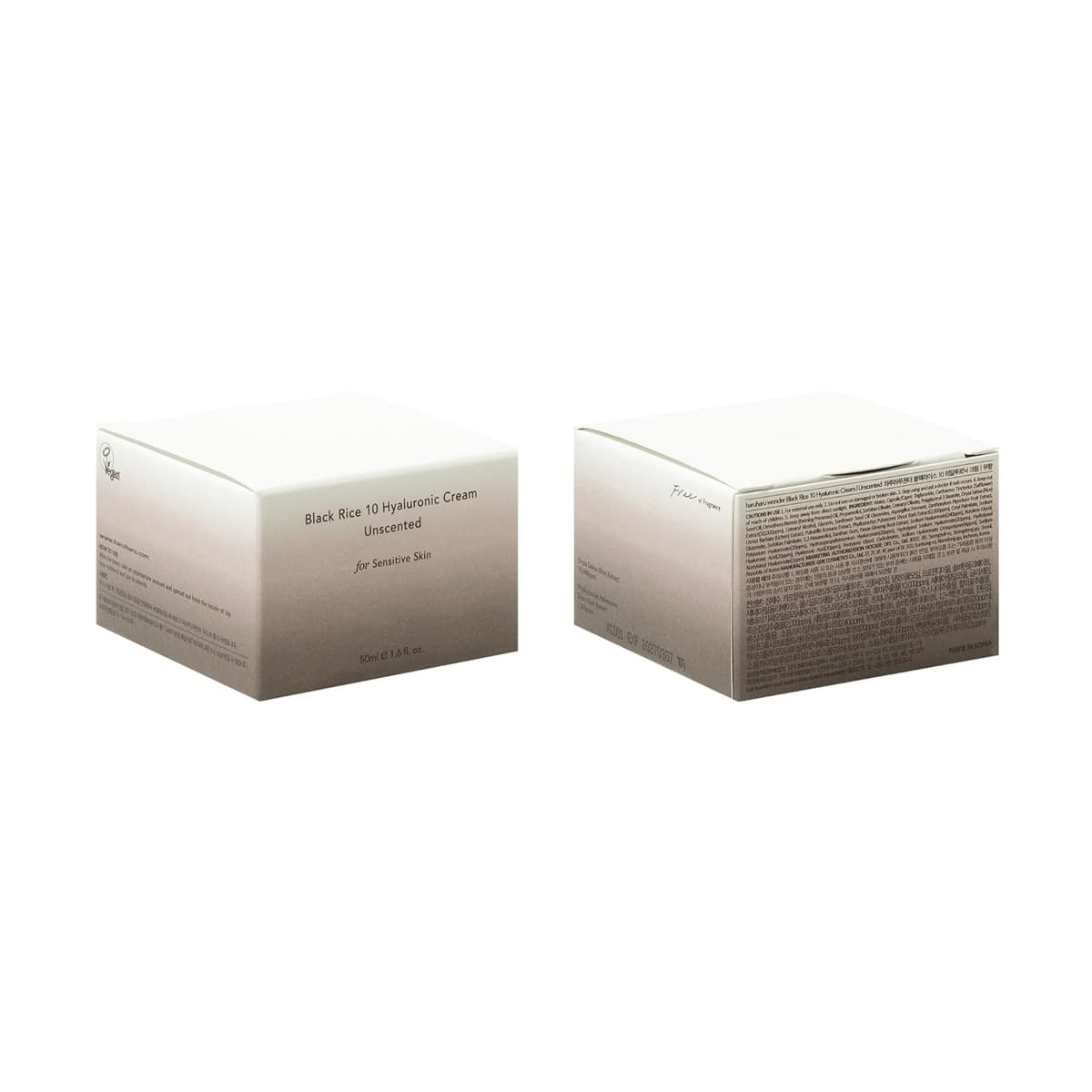 haruharu Black Rice 10 Hyaluronic Cream For Sensitive Skin