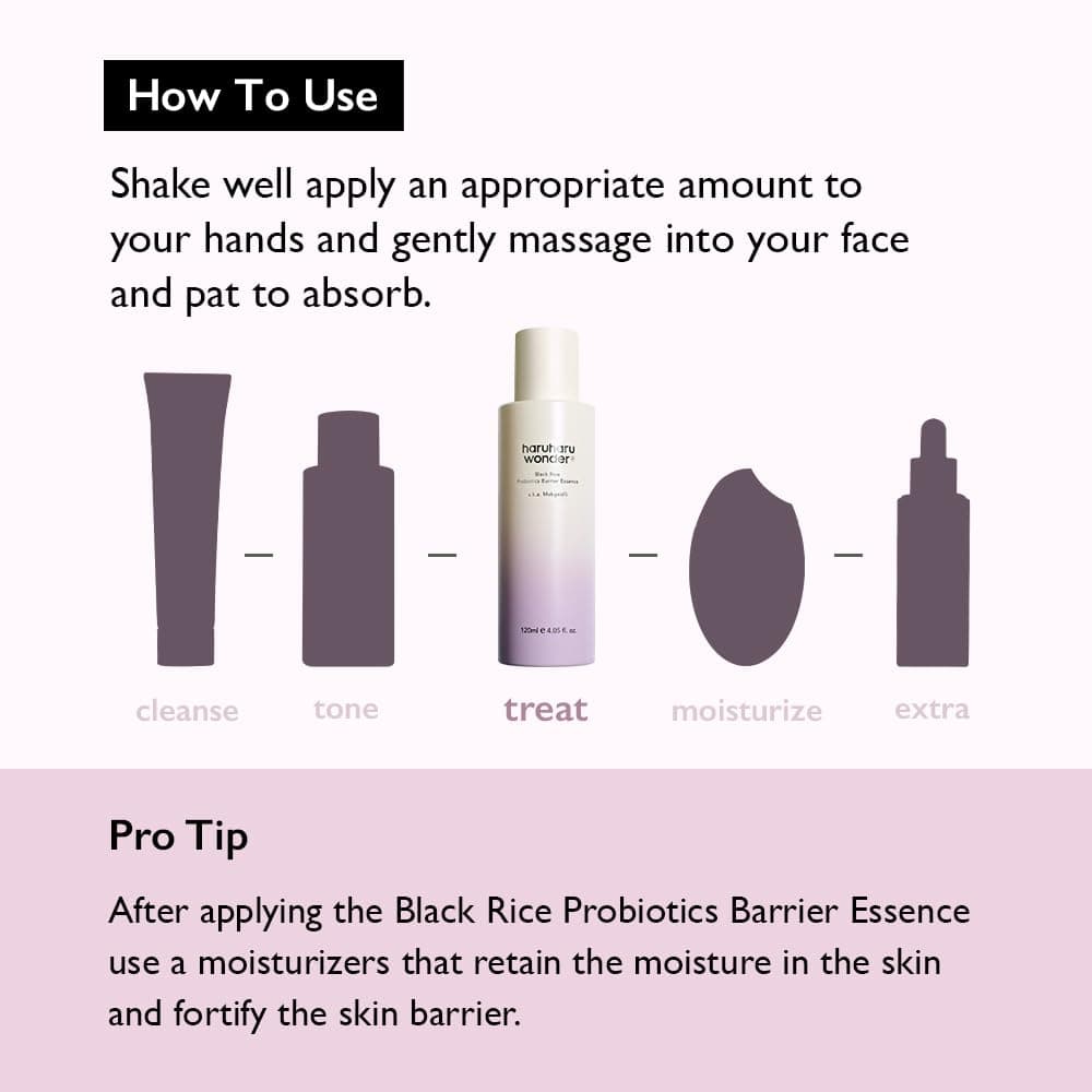 haruharu Black Rice Probiotics Barrier Essence