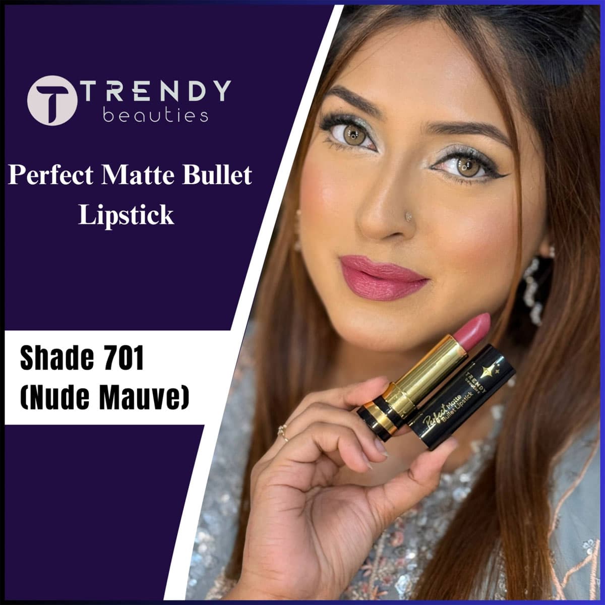 Trendy Beauties Perfect Matte Bullet Lipstick