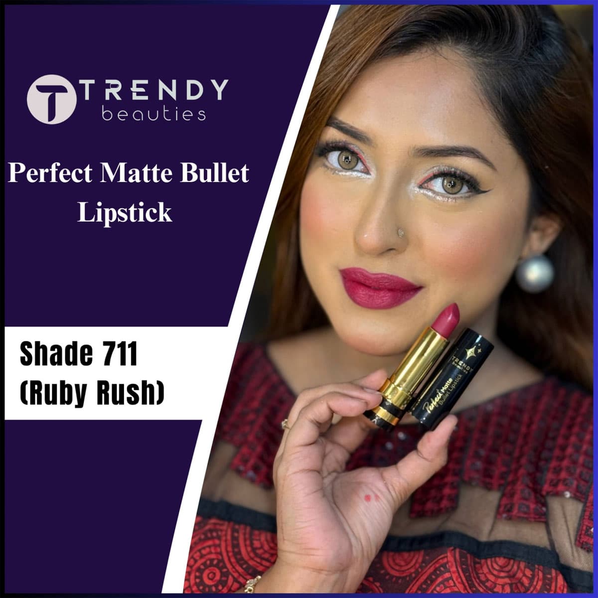 Trendy Beauties Perfect Matte Bullet Lipstick