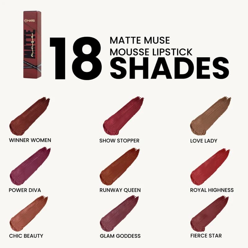 Mars Matte Muse | Mousse Lipstick