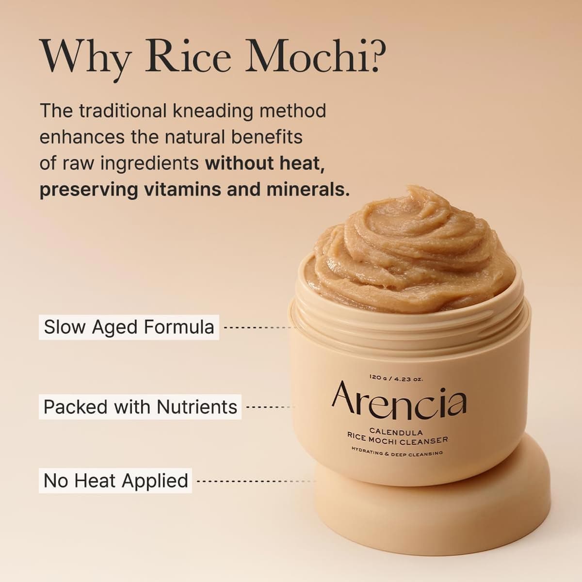 Arencia Calendula Rice Mochi Cleanser