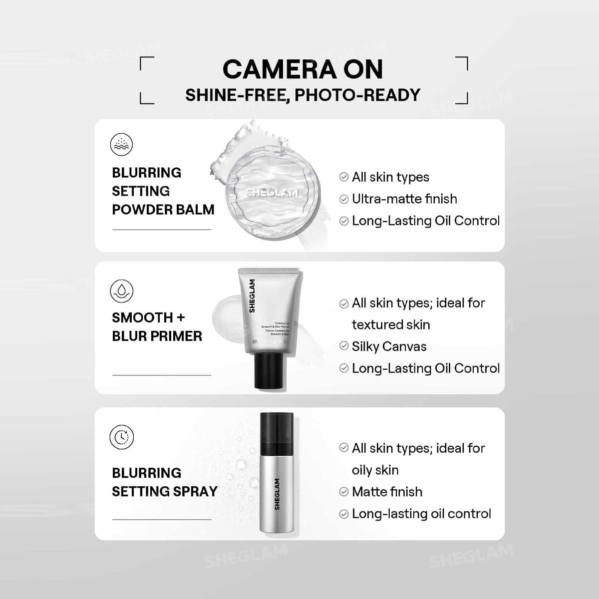 Sheglam Camera On Blurring Setting Powder Balm