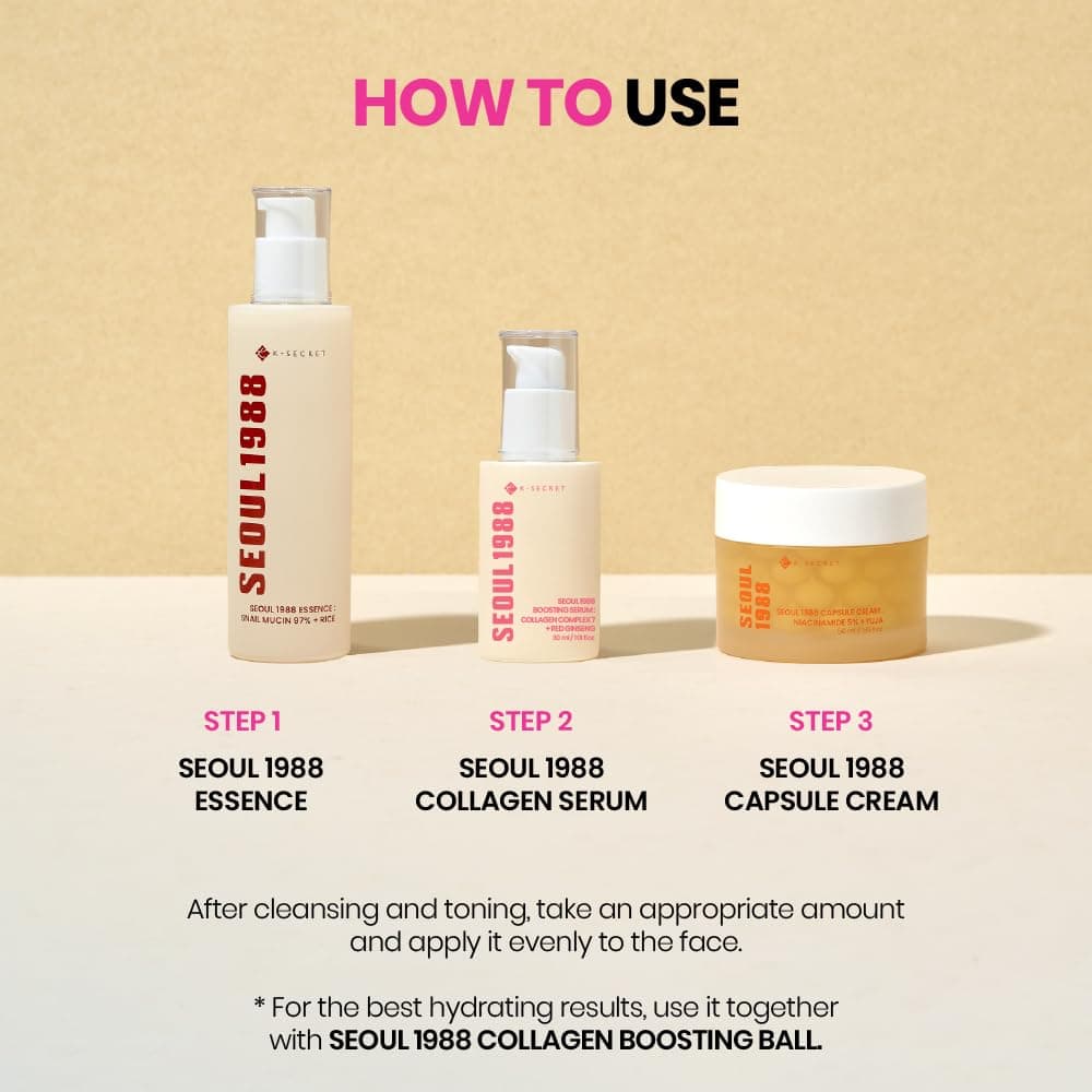 K SECRET SEOUL 1988 Boosting Serum : Collagen Complex 7 + Red Ginseng