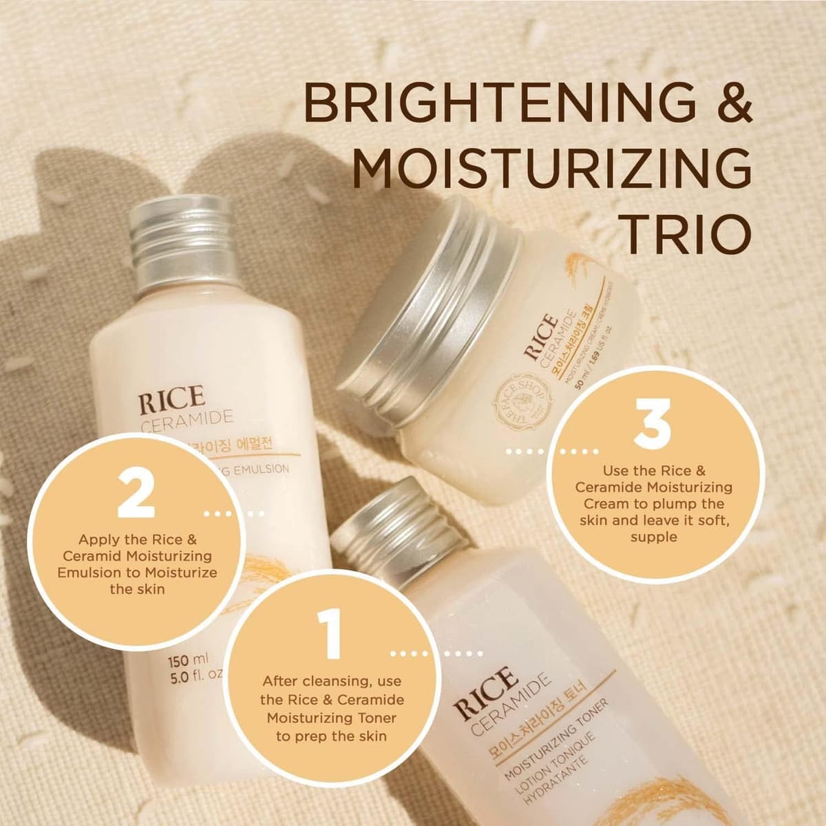 The Face Shop Rice Ceramide Moisturizing Cream