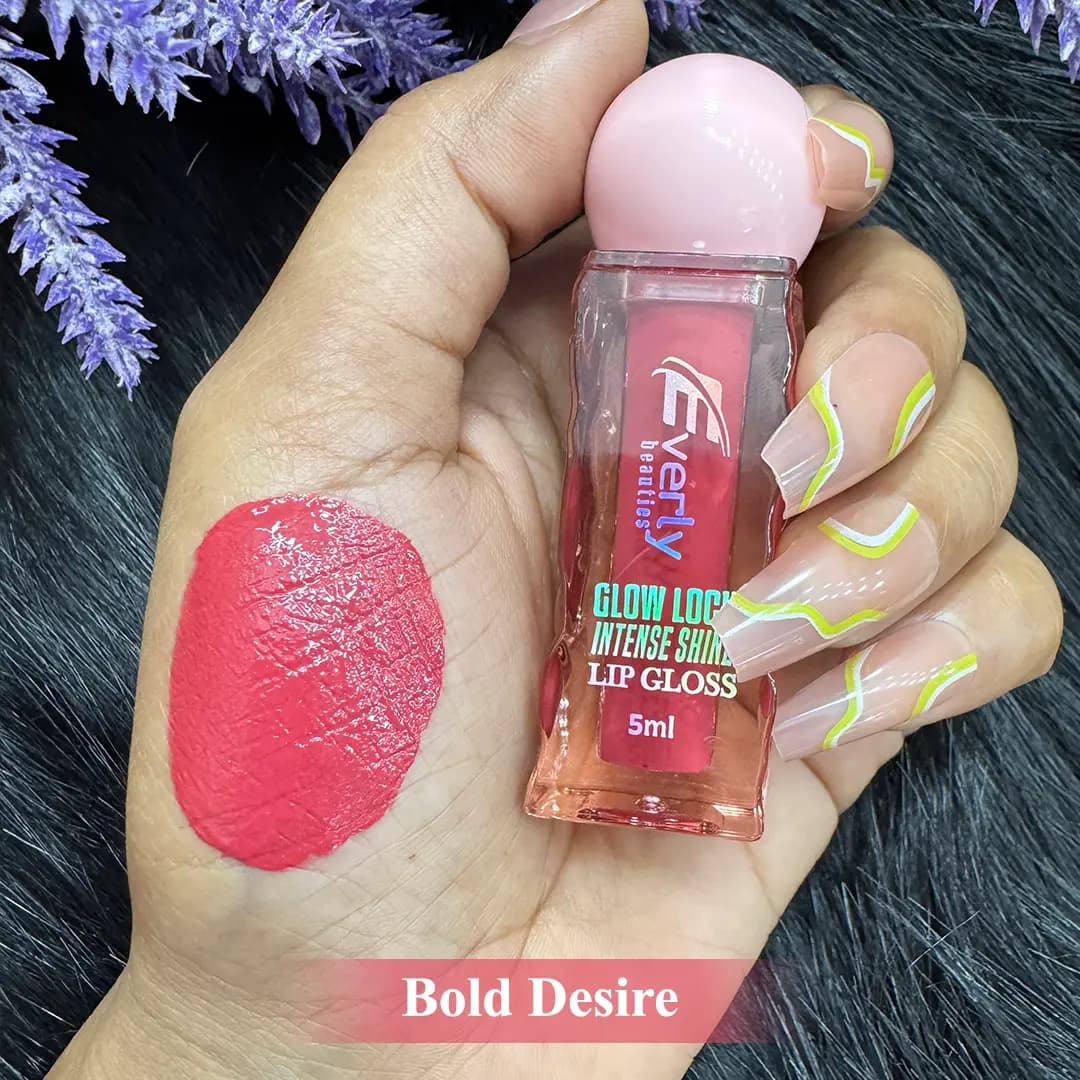 Everly Beauties Glow Lock Intense Shine Lip Gloss