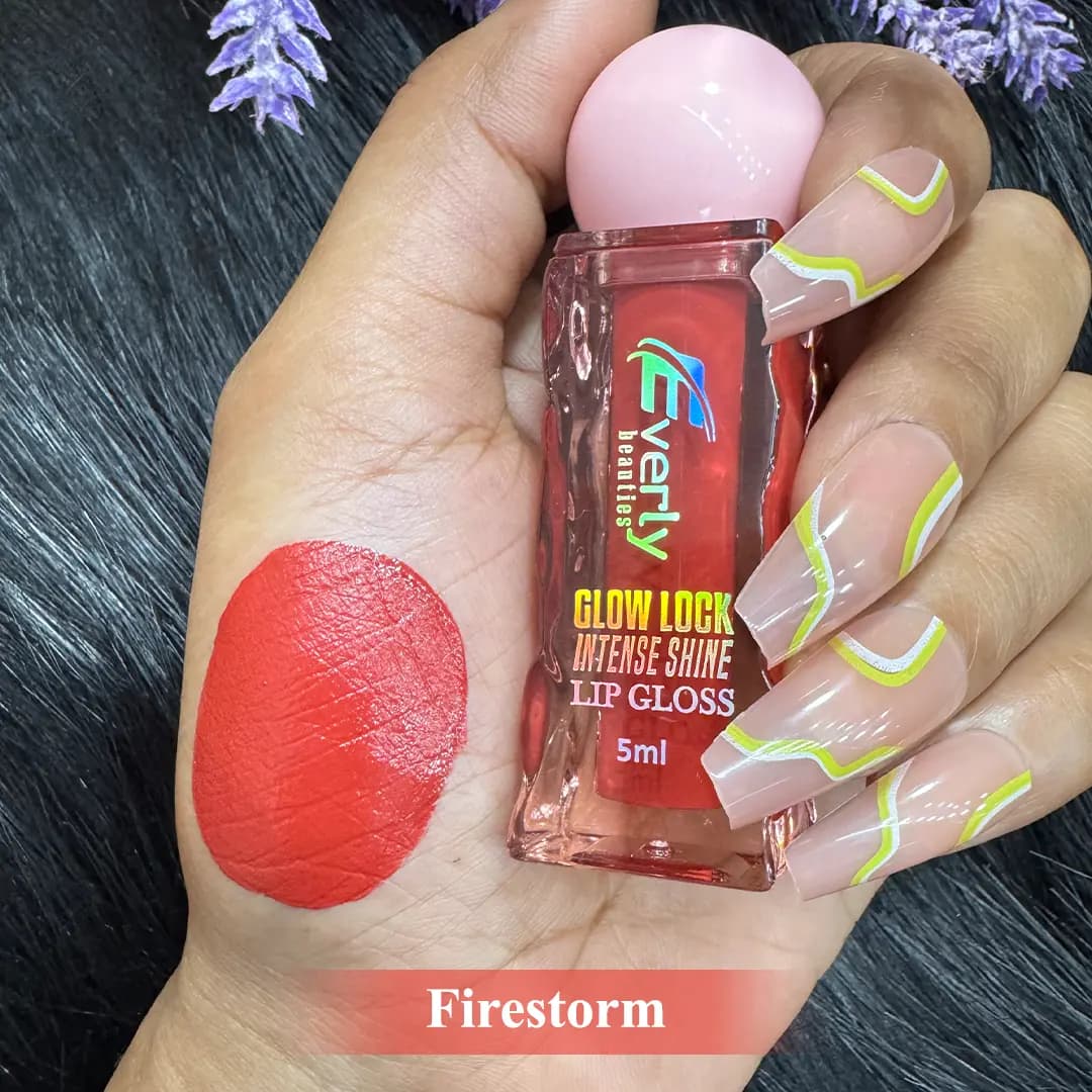 Everly Beauties Glow Lock Intense Shine Lip Gloss