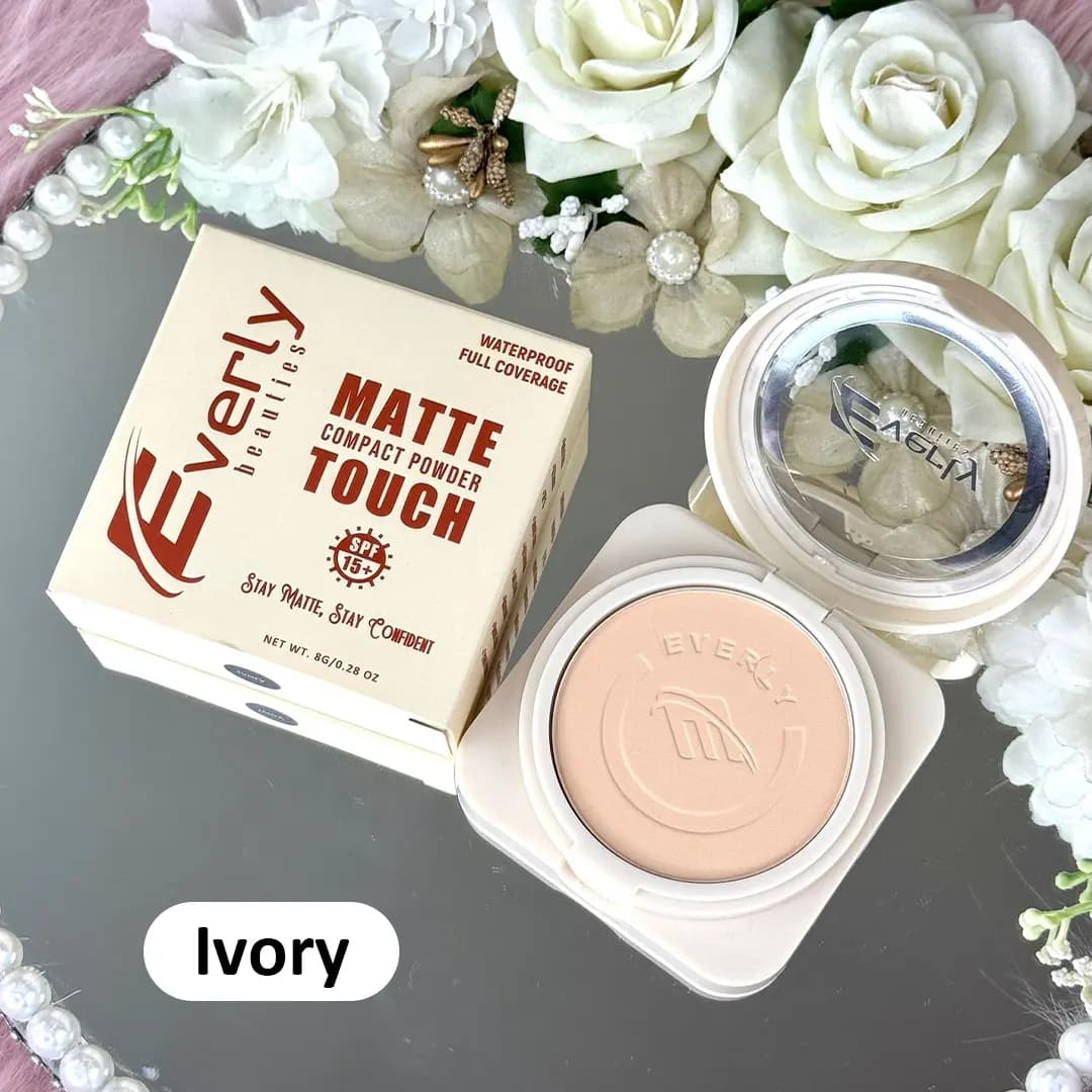 Everly Beauties Matte Touch Compact Powder SPF 15+
