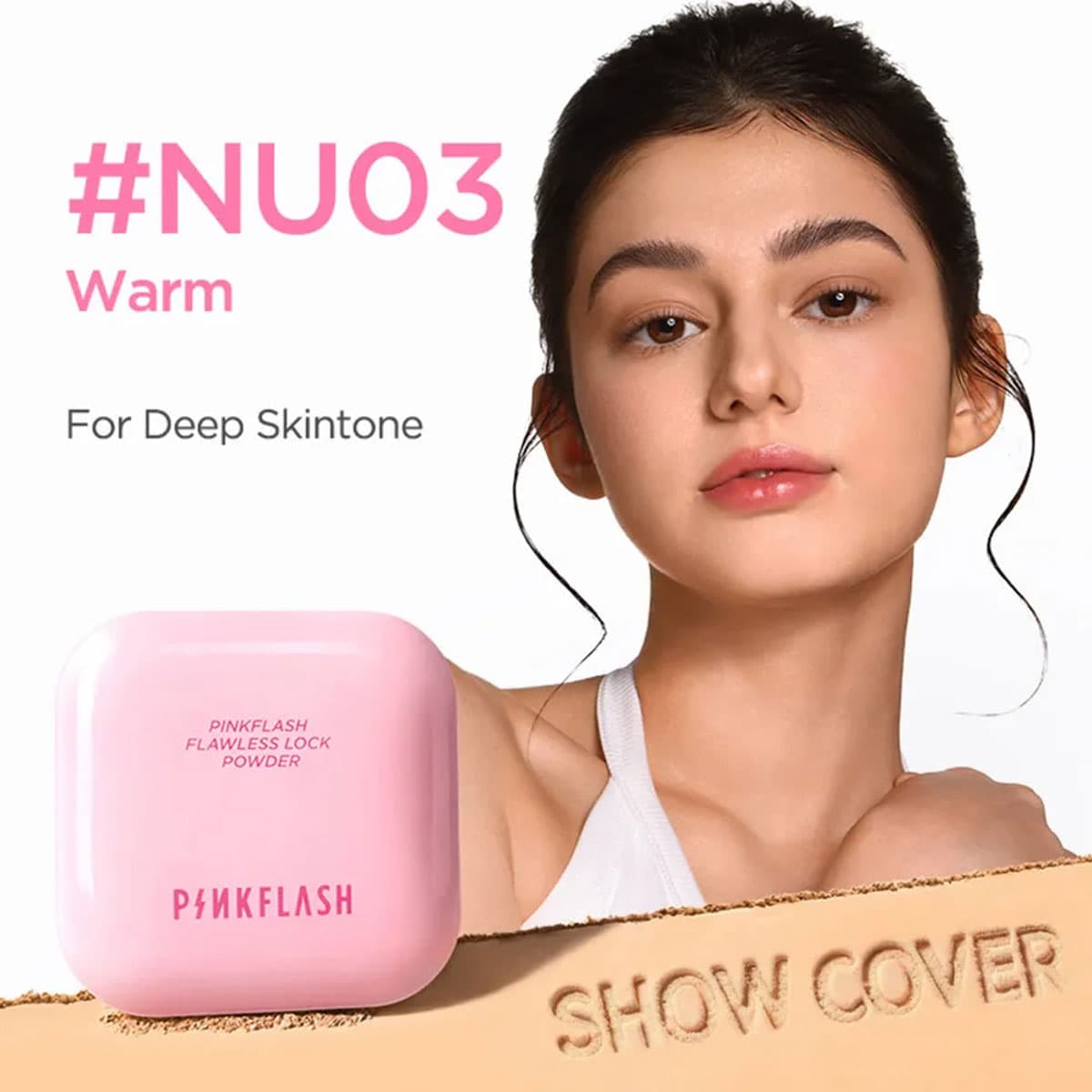 Pink Flash Flawless Lock Powder PF-F34