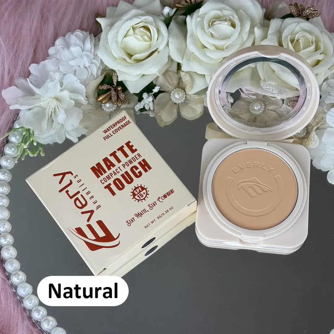 Everly Beauties Matte Touch Compact Powder SPF 15+