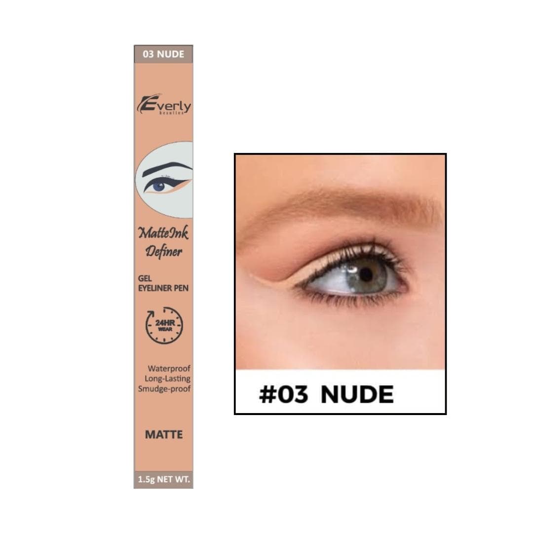 Everly Beauties Matte Ink Definer Waterproof Gel Eyeliner Pen