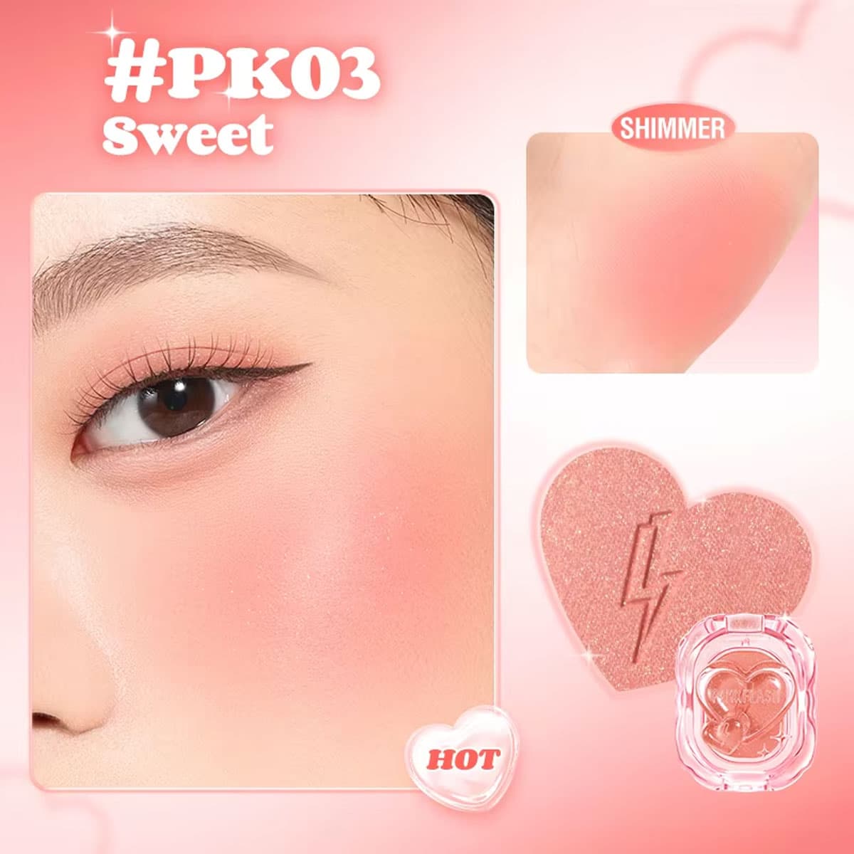 F20-Pink Flash Powder Blush