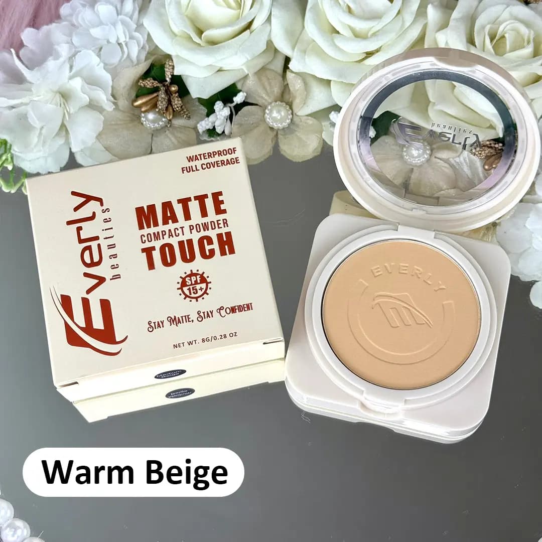 Everly Beauties Matte Touch Compact Powder SPF 15+