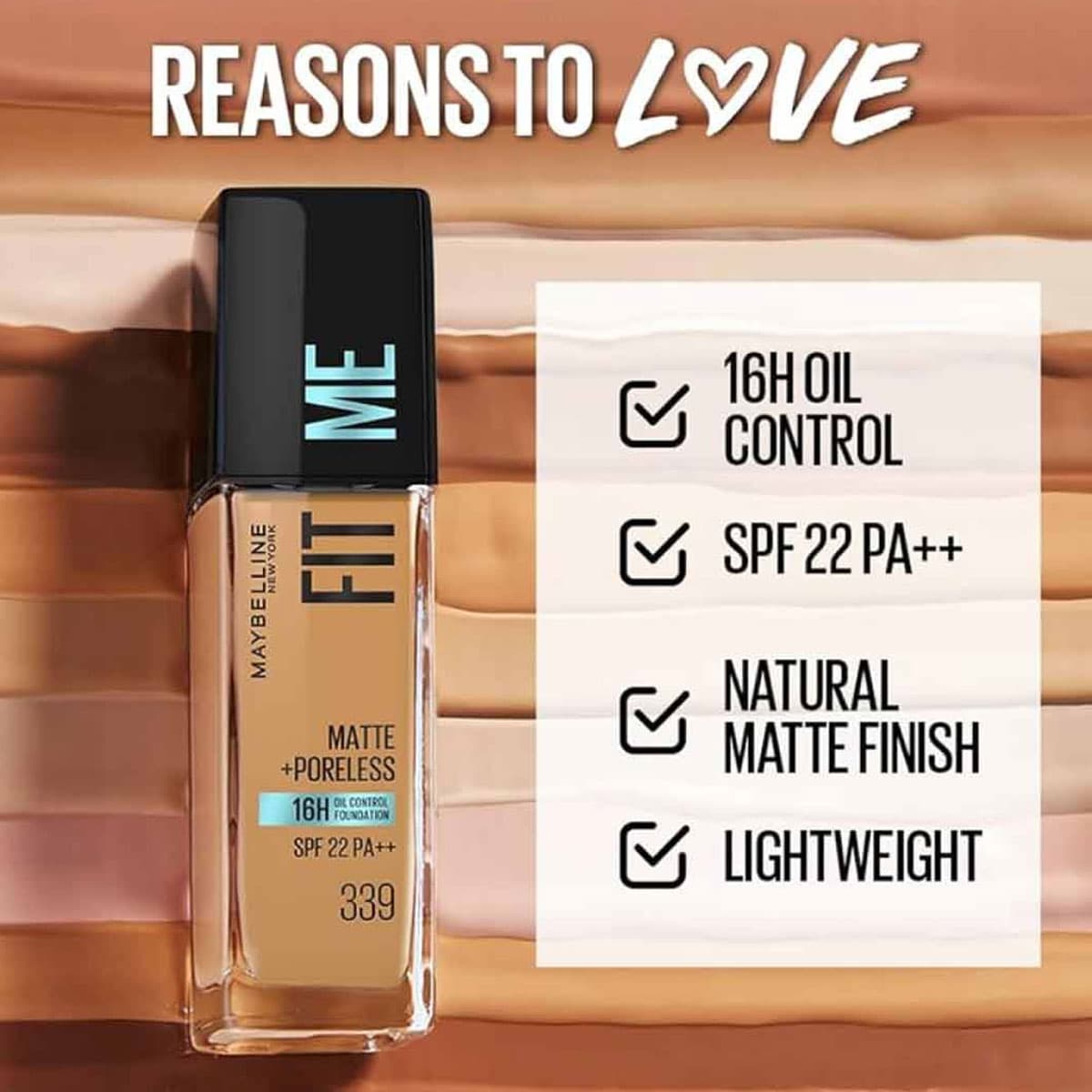 Maybelline Fit Me Matte + Poreless Foundation