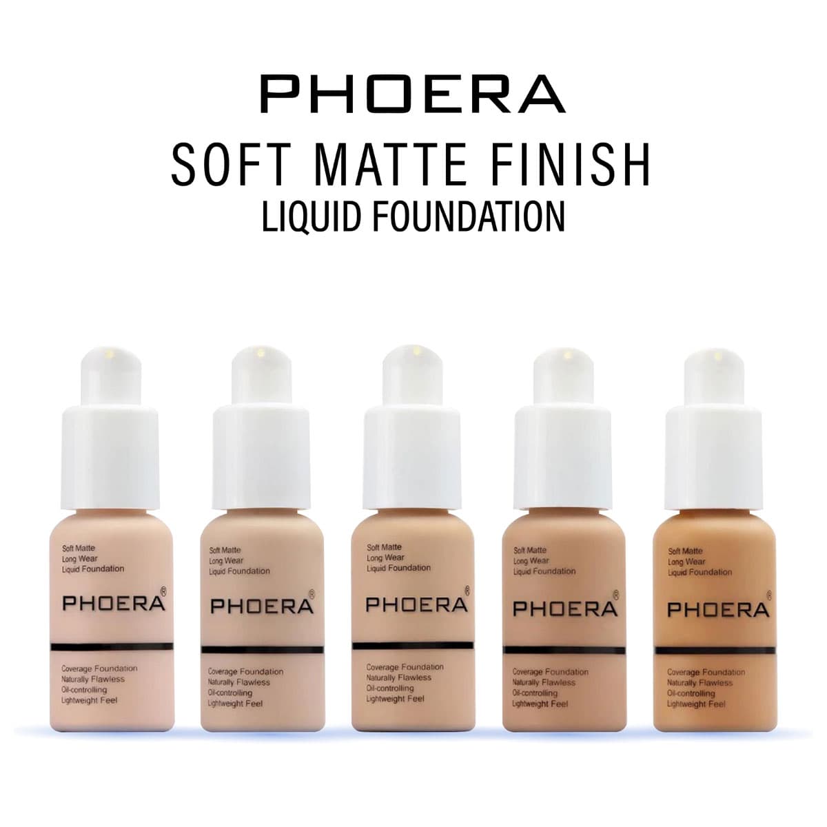 Phoera Silky Full Coverage Liquid Matte Foundation