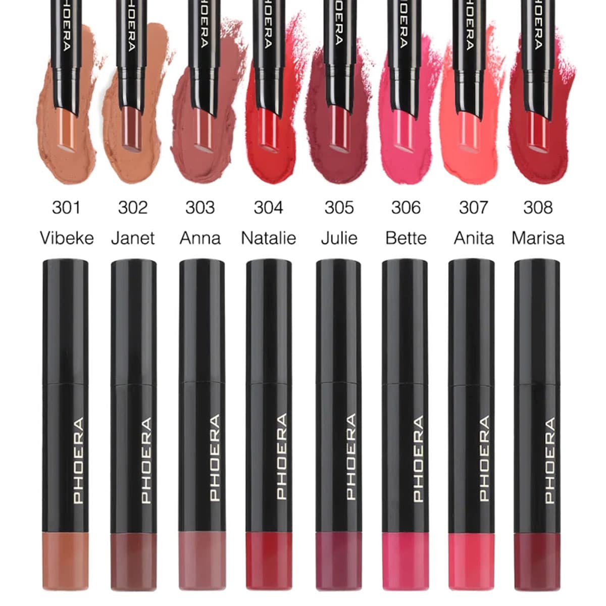 Phoera Ultra Matte Non Transfer Lipstick