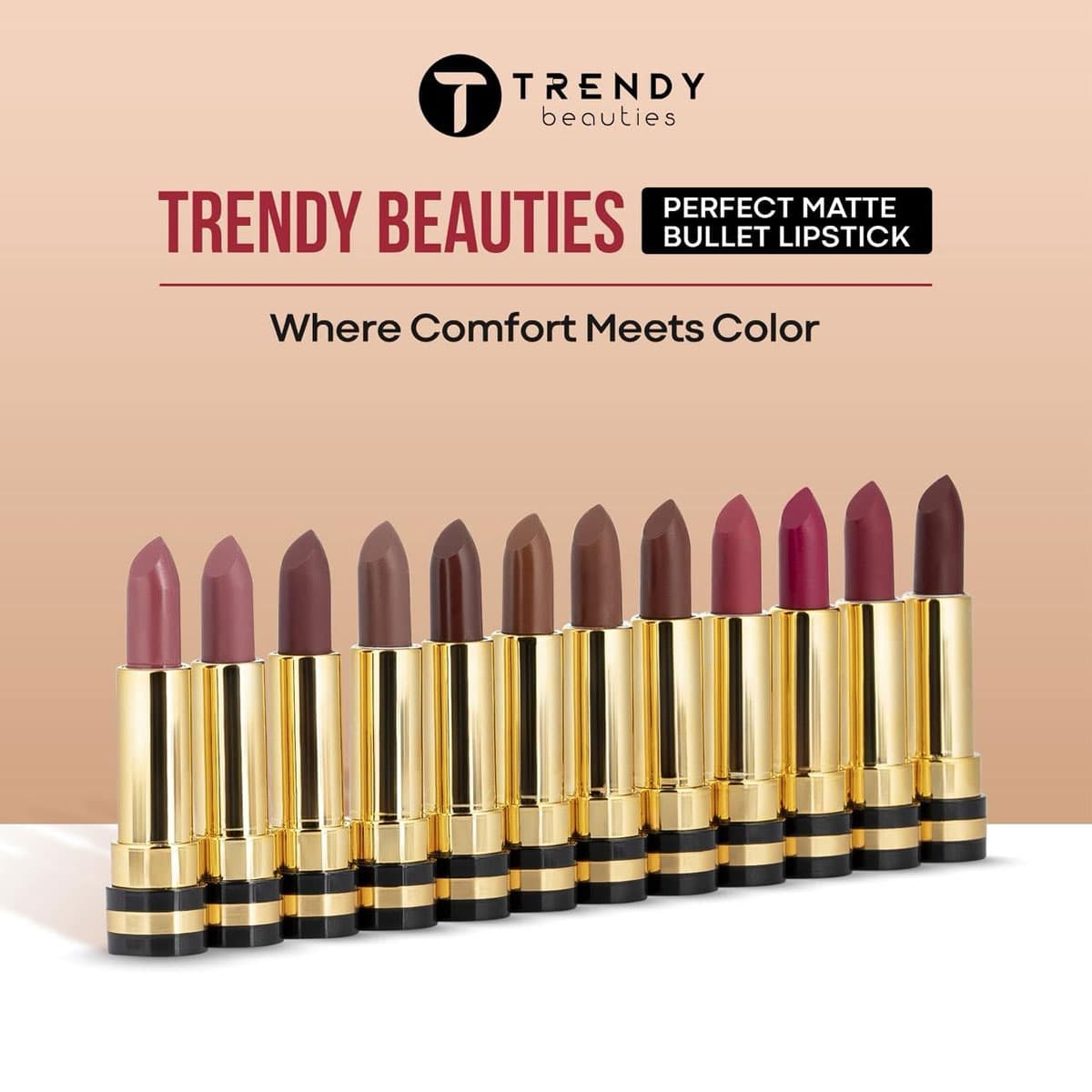 Trendy Beauties Perfect Matte Bullet Lipstick