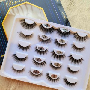 Buenas 7D 10 Pair MIx Eyelash Set