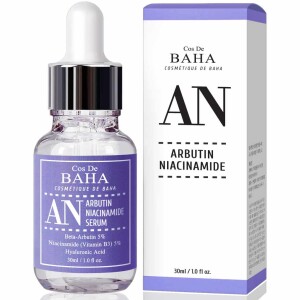 Cos De Baha Niacinamide 5% + Arbutin 5% Serum with Hyaluronic Acid 30ml (AN)