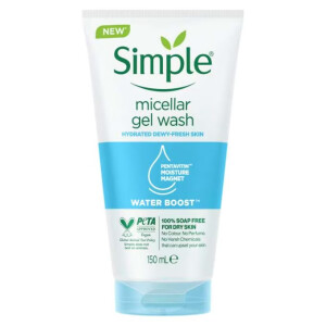 Simple Water Boost Micellar Facial Gel Wash