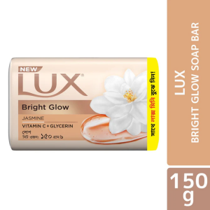 LUX SOAP BAR BRIGHT GLOW 150G WITH MINI SOAP FREE