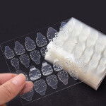 24 Pcs Nail Sticker Glue (One Sheet)