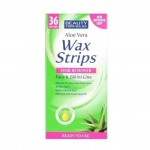 Beauty Formulas Aloe Vera Hair Removal Wax Strips - Face & Bikini Line