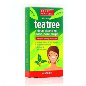 Beauty Formulas Tea Tree Deep Cleansing Nose Pore Strips