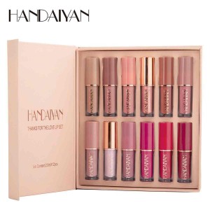 HANDAIYAN 12-color Lip Gloss The Love Lip Set Matte