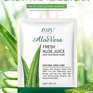 Zozu Organic Aloe Vera Face Sheet Mask