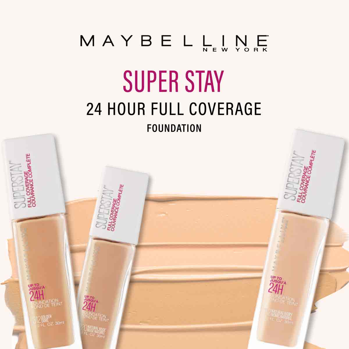 Maybelline Superstay 24H Full Coverage Foundation 