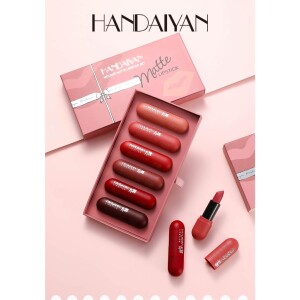 Handaiyan Mousse 6 Pcs Matte Bullet Lipstick Set