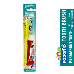 Kodomo Dental Kids Set - Yellow - (6+ yrs)